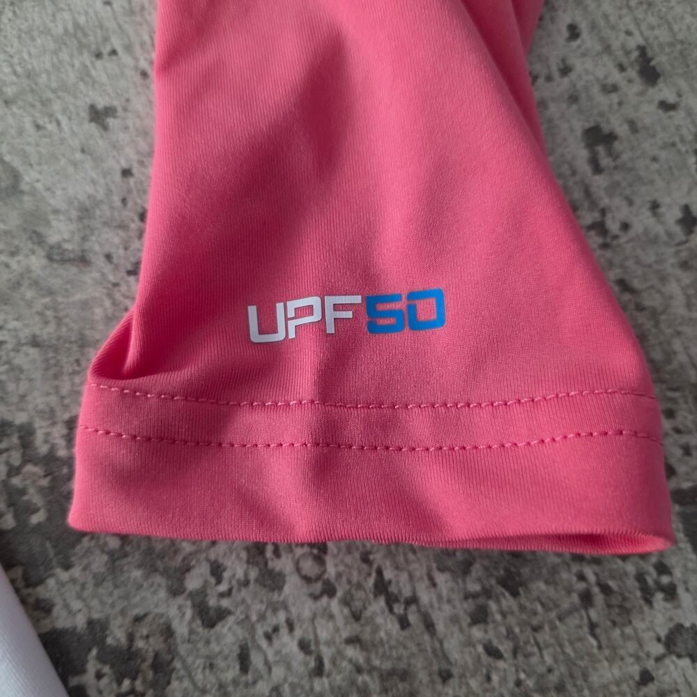 Salt Life "SLX" Pink Long-sleeved UPF 50 Sun Shirt Size Medium - Picture 5 of 10